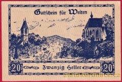 Weiten - 20 haléřů - 1920