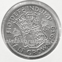 Anglie - 1/2 crown 1939
