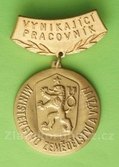 Ministerstvo Zemědělství a Výživy - Vynikající pracovník