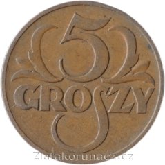 Polsko - 5 groszy 1936