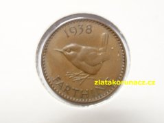 Anglie - 1 farthing 1938