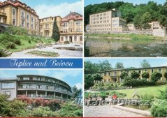 Teplice nad Bečvou - Léčebné domy Moravan, Praha a Slovenka