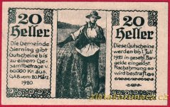 Sierning - 20 haléřů - 1920