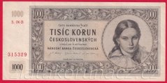 1000 Kčs 1945 06 B