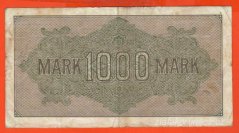 Německo - 1000 mark 15.9.1922 - série X-RD