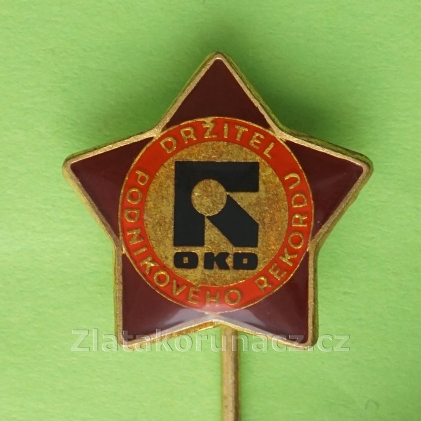 OKD - Držitel podnik. rekordu - hvězda