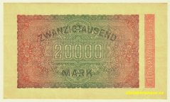 Německo - 20 000 Mark 20.2.1923 - série S-EO
