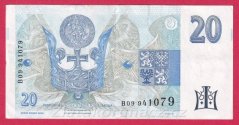 Česká republika - 20 Korun 1994 B 09