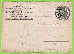 Ignác Briess ml. Olomouc - Velkoobchod zemskými plodinami