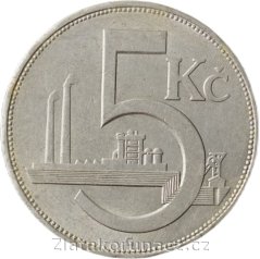5 koruna 1938