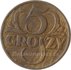 Polsko - 5 groszy 1935