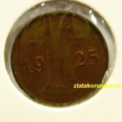Německo - 1 Reichspfennig 1925 A