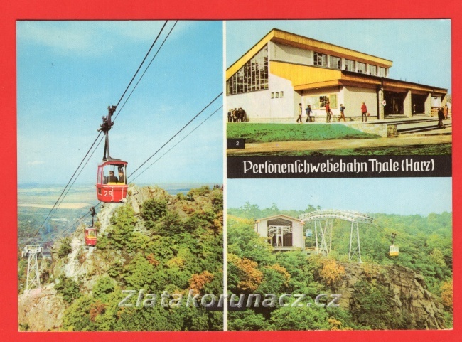 Německo - Perfonenfchwebebahn Thale (Harz)