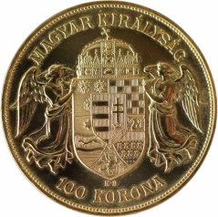 Zlatá mince Rakousko - Uhersko - 100 Koruna 1908 K.B.
