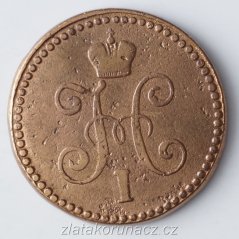 Rusko - 1 kopějka 1845