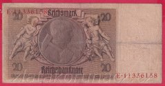 Německo - 20 Reichsmark 22.1.1929 - série E-F- 8 m.č.