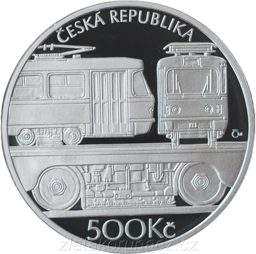2024 - 500Kč Tramvaj ČKD Tatra T3 Proof
