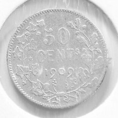 Belgie - 50 centimes 1909 Belges