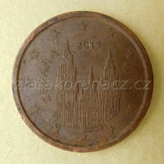 Španělsko - 1 Cent 2013