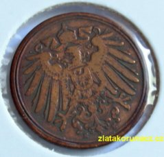 Německo - 1 Reich Pfennig 1894 E