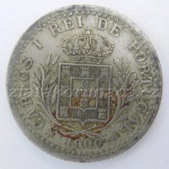 Portugalsko - 100 reis 1900