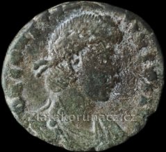 Řím císařství - Constantius Gallus - malý bronz