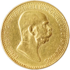 Zlatá mince Rakousko - Uhersko - 10 Koruna 1908 Jubilejní