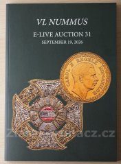 Aukční katalog VL Nummus E-live Aukce 31 19.9.2026