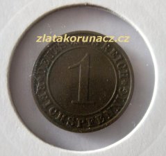 Německo - 1 Reichspfennig 1936 E
