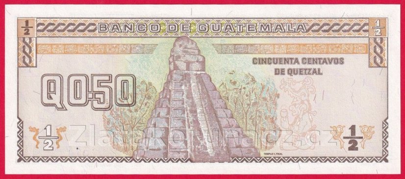 Guatemala - 1/2 Quetzal 1998