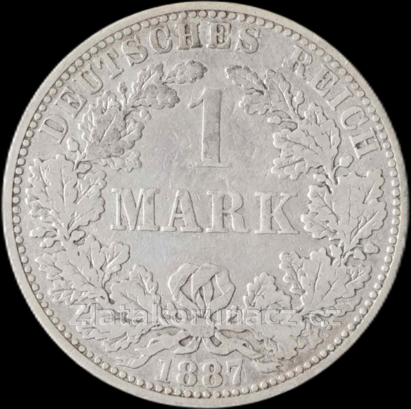 1 marka-1887 A