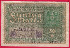 Německo - 50 mark 24.6.1919 - série ECa-pořadí 1