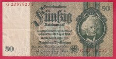 Německo - 50 Reichsmark 30.3.1933 - série G - L - 8 m.č.