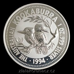 Austrálie - 1 dollar 1994 - 1 oz Kookaburra
