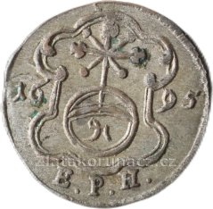 Německo - Sasko - 1 Pfennig 1695 Friedrich August