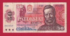 Československo - 50 korun 1987 F 20