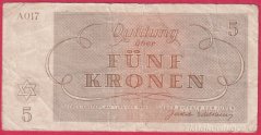 5 K - Terezínská poukázka A 017