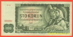 Československo - 100 Korun -1961 R 52