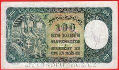 100 Ks 1940 + kolek, I. vydání M3 neperf.