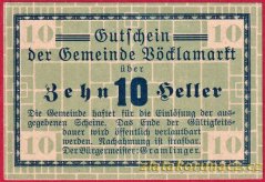 Vöcklamarkt - 10 haléřů