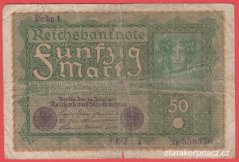 Německo - 50 mark 24.6.1919 - série ACQa-pořadí 1