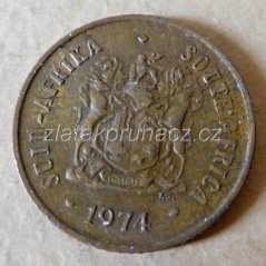 Afrika jižní (Jihoafrická rep.) - 1 cent 1974