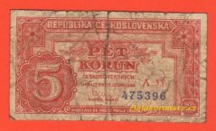 5 Kčs 1949 A 33