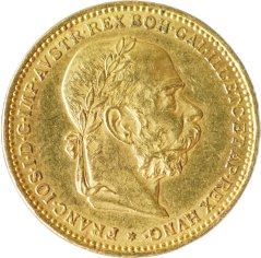 Zlatá mince Rakousko - Uhersko - 20 Koruna 1892