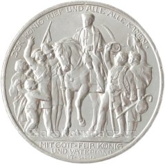 Německo - Prusko - 2 marka 1913 - Král Zavolal
