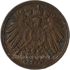 Německo - 1 Reichspfennig 1910 G