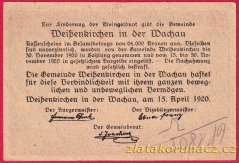Weissenkirchen - 10 haléřů - 1920 - barevná