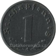 Německo - 1 Reichspfennig 1943 A