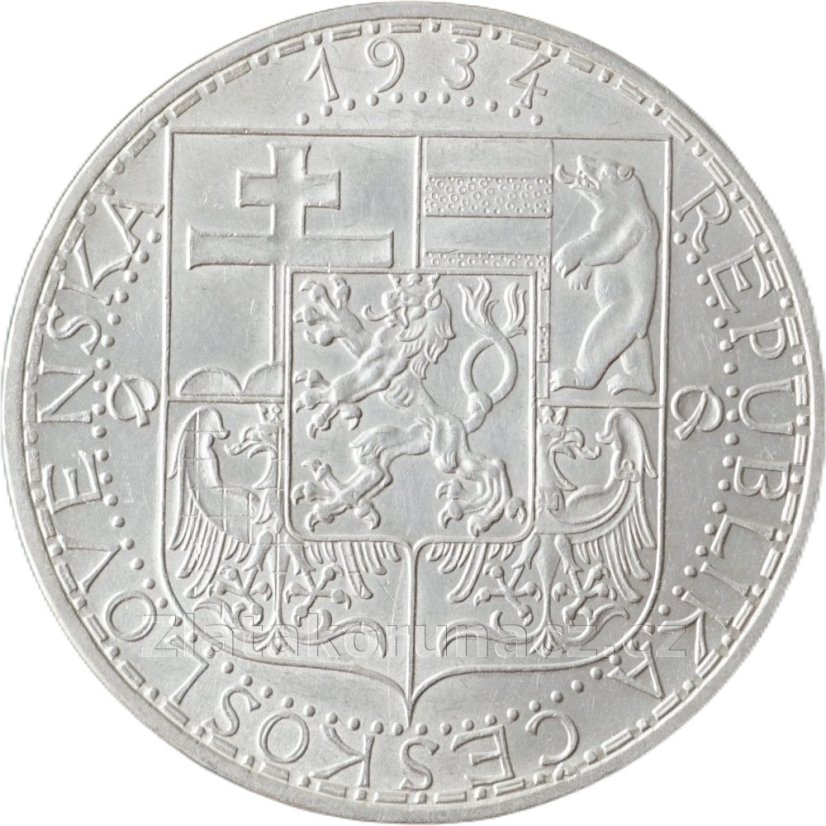Dvacetikoruna -20Kč 1934