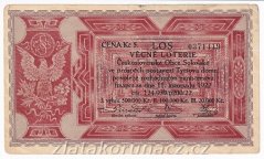 Los - 5 Kč - Tyršův dům - r.1922